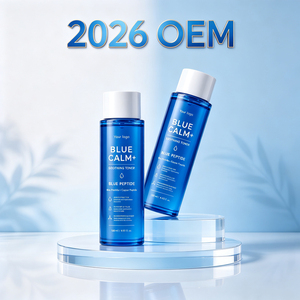 Tónico Calmante con Péptidos Azules de 120 ml, Fabricante OEM, Logotipo Personalizado, Empaque Personalizado, Fábrica de Origen ODM, Hidratante para Piel Sensible - Product Image 2