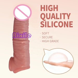 Extensor de Pene Realista, Funda para Pene, Retrasa <span class=keywords><strong>la</strong></span> Eyaculación, Mejora <span class=keywords><strong>la</strong></span> Erección, Juguetes Sexuales para Hombres Adultos, Funda de Extensión para Parejas - Product Image 4