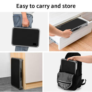 Plateforme de travail pliable en acier, échelle escamotable, échafaudage portable, plateforme de travail mobile réglable pour camping-car, camion, lavage de voiture, camping - Product Image 6