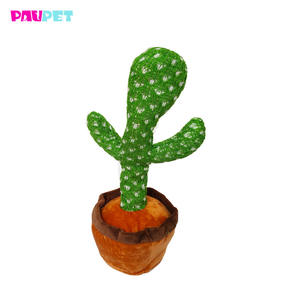 Giocattolo interattivo del cane del gatto del <span class=keywords><strong>Cactus</strong></span> della peluche di canta di vendita calda di nuovo arrivo - Product Image 3