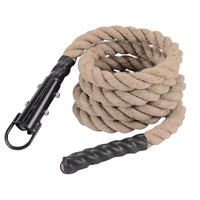 Cuerda de Escalada de Cáñamo Portátil Ecológica de Alta Calidad de 38 mm, Resistente, para Gimnasio y Ejercicio Físico