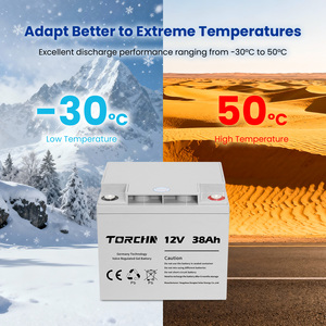 Batería de Plomo-Ácido Sellada de 12V 38Ah, Libre de Mantenimiento, Cargador y Descargador de Baterías de Plomo-Ácido en Stock en África para Electrodomésticos - Product Image 3