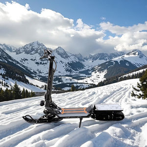 Scooter électrique, motoneige, roue à chenilles, luge, <span class=keywords><strong>moto</strong></span>, ski, voiture, trois usages, pliable, batterie au lithium, 800W, charge maximale de 150 kg, 18 km/h - Product Image 6