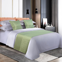 Articles de literie de luxe pour hôtels et gîtes : Chemin de lit, chemin de table, housse de coussin décorative, couvre-lit – Style européen et chinois