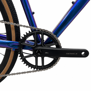 Vélo de <span class=keywords><strong>Gravel</strong></span> Adulte <span class=keywords><strong>pour</strong></span> Hommes et Femmes, Aventure Cycliste en Plein Air, Cadre en Alliage d'Aluminium, Freins à Disque Hydrauliques 12 Vitesses, Guidon Droit 700c - Product Image 4