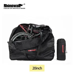 Rhinowalk 20 इंच तह बाइक बैग ले जाने के लिए संतुलित बाइक वाहक भंडारण बैग साइकिल