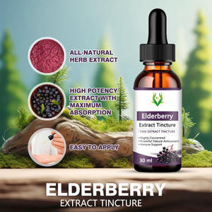 Gouttes liquides de sureau en gros pour adultes – Soutien immunitaire naturel à base de plantes – Teinture de sureau bien-être en gouttes liquides - Product Image 4