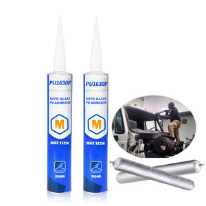 Scellant PU, adhésif polyuréthane à haut module, durcissement rapide, monocomposant, couleur noire, pour la construction, le travail du bois, le transport - Product Image 1