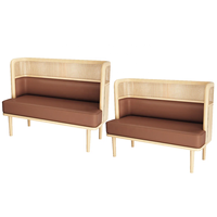 Mobilier de restaurant commercial OEM ODM : Fauteuils, banquettes, tables et chaises modulaires pour la restauration, les cafétérias, les bars et les cafés