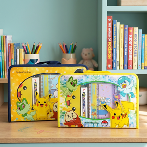 Set de Papelería Coreano de Plástico con Diseño de Pokémon Pikachu, Útiles Escolares para Niños, Lápiz, Borrador, Cuaderno, Anime, Dibujos Animados, Regalo para Estudiantes, Venta al Por Mayor - Product Image 2