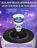 Projecteur Galaxie, 13 en 1, Projecteurs de Planétarium et d'Étoiles pour la Décoration de Chambre, 360 °   Lampe de nébuleuse rotative, lumière nocturne étoilée avec minuterie