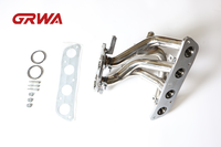 Collecteur d'échappement personnalisé GRWA pour Toyota MR2 Spyder 1ZZ MR2 Celica GT4 SS201, poli miroir, 1,25 mm