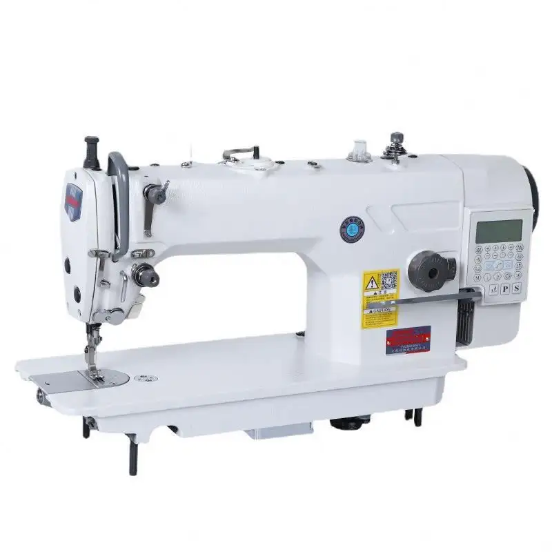 HOT SALE Cheap Price BELT Driven FOUR Thread Industrial OVERLOCK SEWING Machine 6mm Max. Sewing Thickness