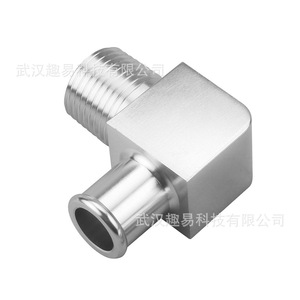 Conector de colector de admisión de aleación de aluminio, manguera de 5/8, 1/2 NPT para bomba de agua, calentador, pieza de repuesto número 4530 - Product Image 4