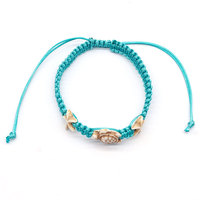 Bracelet de cheville en pierre de pin tissé à la main, toutes les couleurs, fil de cire coréen, tortue étoile de mer, nouvelle collection 2021