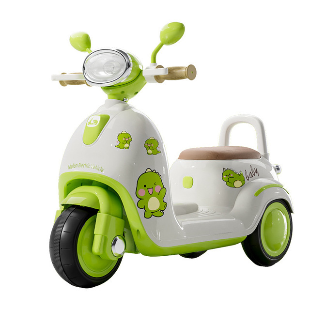 Best-Selling Three-Wheel Electric Motorcycle Remote Control Kids' Motorcycle Anti-Rollover Feature Music Lights Safe Toy Car