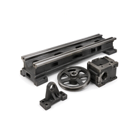 Poulie en fonte grise HT200 HT250 pour banc de tour, moulage au sable, anti-tension, pour l'industrie des machines-outils, dessin personnalisé accepté