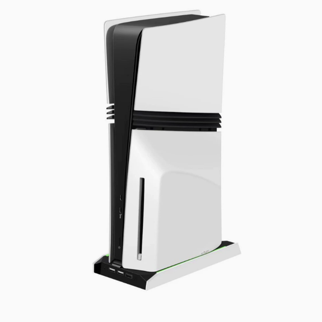 RGB color lights cool fan stand For PS5 Slim/Pro game console cooling fan upright bracket base dock