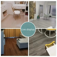 PVC Holzmaserung Selbstklebende Vinyl-Bodenfliesen Dekorative Schutzfolie Abzieh- und Aufklebbare Bodenaufkleber für Wohnzimmer, Schlafzimmer, Büro