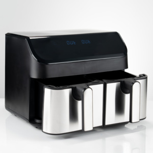 Asequible 9L Freidora <span class=keywords><strong>De</strong></span> <span class=keywords><strong>Aire</strong></span> Digital Doble Cajón Freidora <span class=keywords><strong>De</strong></span> <span class=keywords><strong>Aire</strong></span> Electrodomésticos <span class=keywords><strong>De</strong></span> Cocina Freidora <span class=keywords><strong>De</strong></span> <span class=keywords><strong>Aire</strong></span> <span class=keywords><strong>De</strong></span> Acero Inoxidable Dual Con Buen Precio - Product Image 2