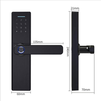 Cerradura Electrónica Inteligente de Alta Calidad para Cajones de Hoteles con Llaves de Huella Dactilar, Aplicación Móvil IC y Acceso con Tarjeta Magnética