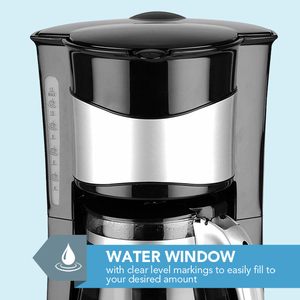 Cafetera Semiautomática Negra de Diseño Elegante para Verter Café, con Filtro - Product Image 6