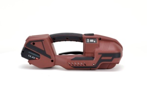 V2 cầm tay pin Powered điện bán tự động 13-16 mét Nhựa PP/<span class=keywords><strong>Pet</strong></span> máy đóng đai - Product Image 2