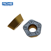 Plaquettes de fraisage indexables en carbure de tungstène 419N-140230M-KH pour le traitement de l'acier allié et de l'acier dur – Vente directe usine