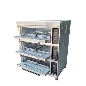 Attrezzatura Professionale per Panetteria Commerciale, Forno Rotante a Vapore con Controllo Touch, Porta Francese, Lunga Durata, per <span class=keywords><strong>Pizza</strong></span> e Pane - Product Image 3
