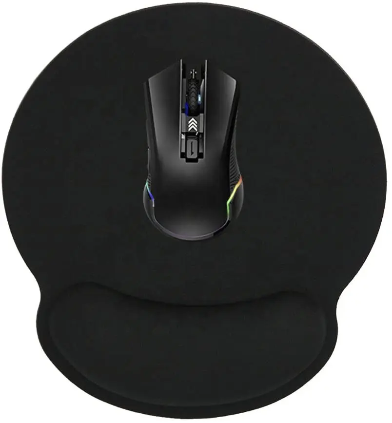 Foam Mouse Pad with Wrist Rest Gaming Pad Carpet Black Blue Status Style Color Support Mouse pad Material Origin Type
