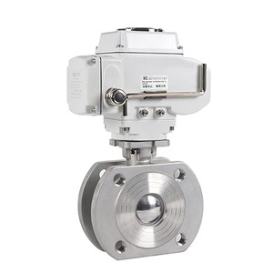 Válvula de Bola Motorizada de Acero Inoxidable COVNA Tipo Delgado DN40 con Brida - Product Image 5