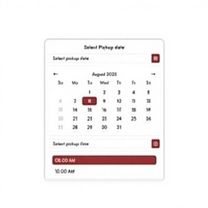 Aplicación Shopify para seleccionar fecha y hora de entrega y recogida con interfaz de calendario, versión de Internet, compatible con Mac - Product Image 1