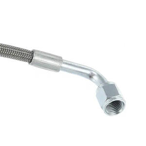 Groothandel 4an <span class=keywords><strong>Turbo</strong></span> Olietoevoerlijn Roestvrij Staal Gevlochten An4 90 Graden Rechte Slang Einddruk Afstandsbediening Turbocompressor Olie Afvoer - Product Image 5