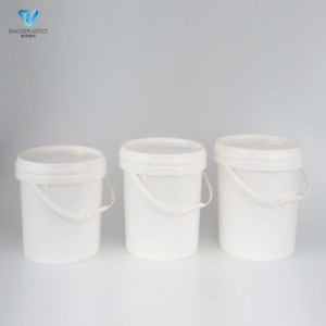 عرض خاص 16 لتر شفاف مع غطاء مقبض من المصنع مباشرة لون قابل للتخصيص درجة غذائية للتخزين أو النقل - Product Image 6