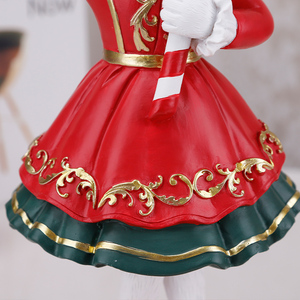 Đồ trang trí chuột lính Giáng sinh phong cách Redeco Nutcracker, tượng chuột Giáng sinh, tượng động vật bằng nhựa resin, đồ trang trí ngày lễ thanh lịch - Product Image 2