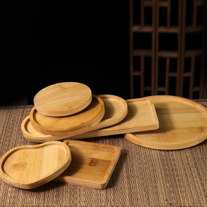 Sous-verres en bambou, tapis ronds et carrés, coussinets isolants thermiques pour tasses à thé et à café, utilisation pour le petit-déjeuner - Product Image 1