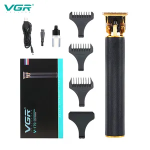 VGR V-179 באיכות גבוהה במפעל סיטונאי נטענת Mens מכונת גילוח חשמלי/שיער קוצץ/נירוסטה מכונת גילוח שיער גוזם