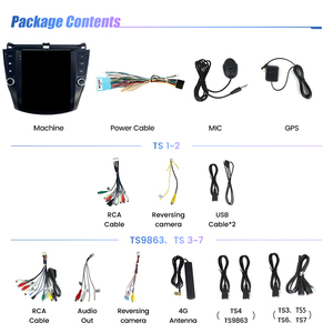 MEKEDE pemutar video radio mobil <span class=keywords><strong>Android</strong></span>, layar sentuh 9.7 inci 8core 4G LTE WIFI pemutar mobil untuk Honda Accord 2003-2008 - Product Image 3