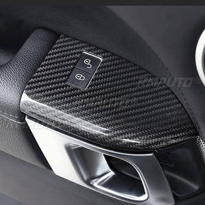 Autocollant en Fiber de carbone véritable pour panneau de commande central de voiture, garniture de porte, volant, pour Land Rover Range Rover Sport 2014 – 2020, 4 pièces - Product Image 6