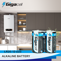 Baterai Super Alkaline 1.5V MONO MONO CELL D LR20 13A Ukuran Ideal untuk Menghidupkan Peralatan Sehari-hari Kompor Gas / Pemanas Air Gas