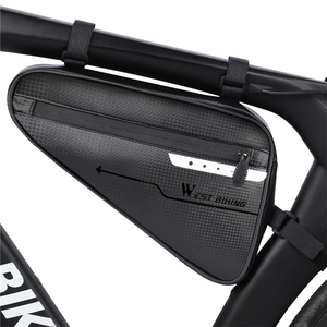 กระเป๋าจักรยานทรงสามเหลี่ยมกันน้ำ 3 ลิตร WEST BIKING พร้อมแถบสะท้อนแสง อุปกรณ์เสริมจักรยานแบบพกพา - Product Image 3