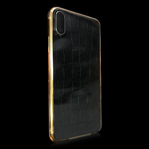 Étui de téléphone pour <span class=keywords><strong>iPhone</strong></span>, coque de téléphone, boîtier de téléphone, design de luxe, OEM, véritable cuir de crocodile - Product Image 4