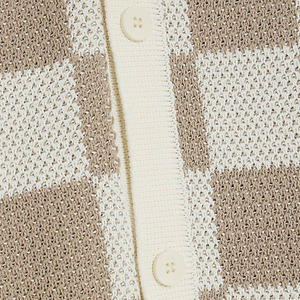 Wholesale Luxury Summer Knitted Shorts <strong>Set</strong> with Custom Logo Breathable Woven Embroidered Technique Casual <strong>Knitting</strong> Style - Product Image 4