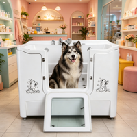 Baignoire de toilettage pour animaux de compagnie de luxe 5 étoiles, spa à micro-nano-bulles lactées