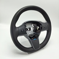 Aksesoris Modifikasi Lainnya Setir Berpemanas Model Pabrik Warna Hitam untuk Interior Tesla Model 3 EV