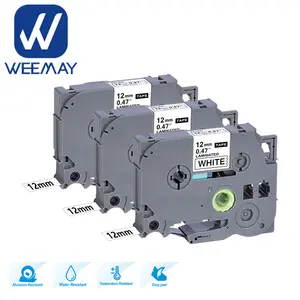 Weemay 12mm 0.47 <span class=keywords><strong>Ruban</strong></span> Laminé <span class=keywords><strong>TZe</strong></span> Étiquette Bande Compatible Frère TZe231 <span class=keywords><strong>TZe</strong></span>-<span class=keywords><strong>231</strong></span> <span class=keywords><strong>TZe</strong></span> <span class=keywords><strong>231</strong></span> Tz231 Imprimante Étiquette <span class=keywords><strong>Ruban</strong></span> - Product Image 1