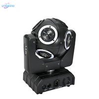 UNOXINE Lampe LED à tête mobile professionnelle 150W RGBW |   Éclairage DMX512 Beam/Wash pour discothèque, cabine de DJ et spectacles sur scène