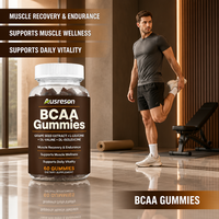 Gummies BCAA et Créatine OEM – Compléments Nutritionnels Sportifs pour Adultes – Énergie, Récupération, Amélioration de l'Immunité – Véganes et Sans Sucre