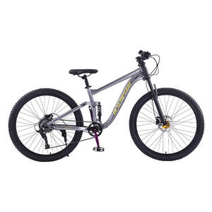 Vélo de montagne à suspension intégrale 10 vitesses avec freins à disque hydrauliques et cadre Soft Tail pour adultes, utilisation tout-terrain - Product Image 2
