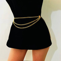 Chaîne de corps fantaisie, ceinture décorative pour robe, chaîne de taille vintage, chaînes de ventre pour femmes, ceintures pour femmes